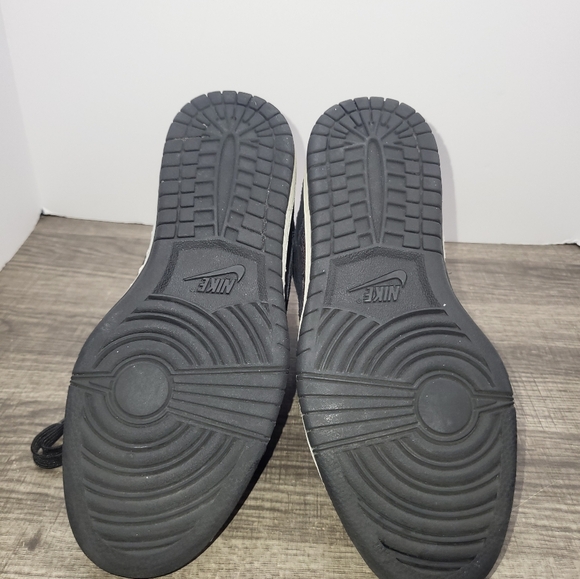 Nike Dunk Sky High Black Pink Camo Suede Sneakers 543258-001 Women's Size 7.5 - Picture 8 of 10